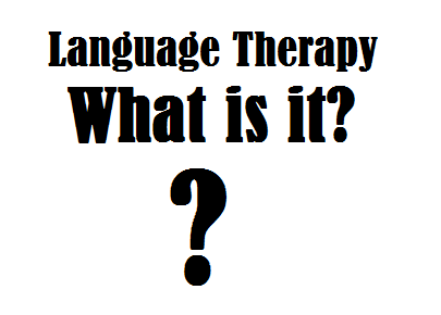 what is language therapy