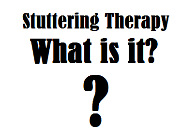 what is stuttering therapy