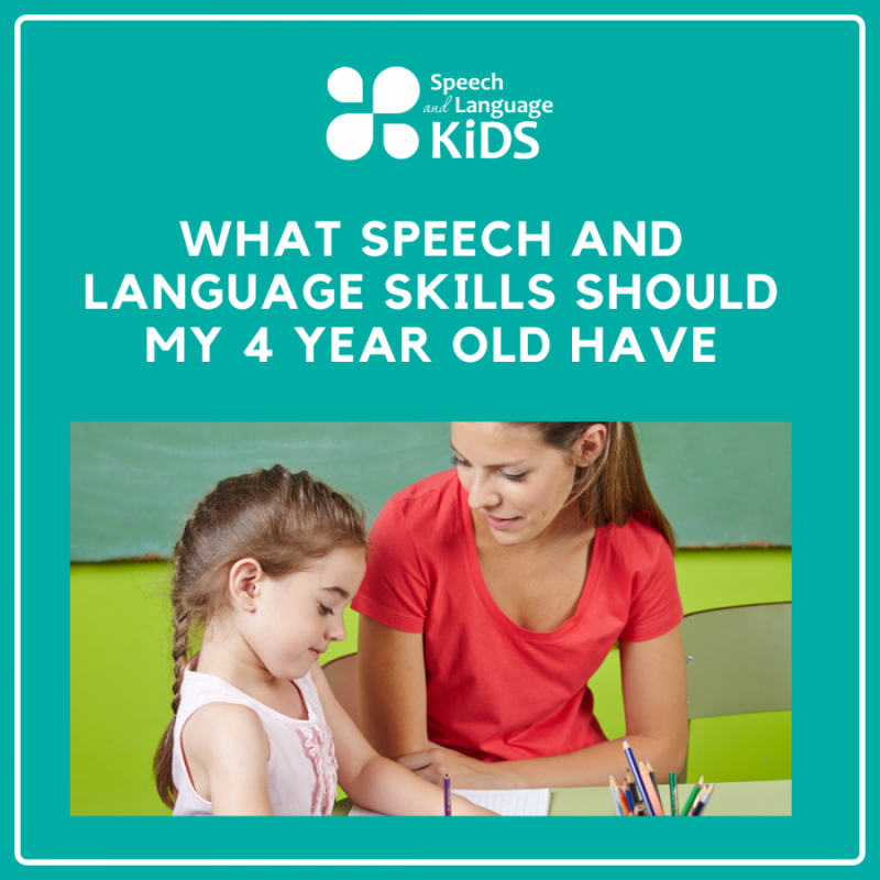 speech problems in 4 year old boy