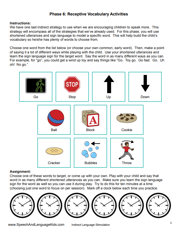 Speech Therapy for Speech Delay Kit