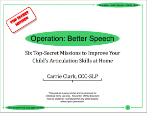 Teach Speech Sounds Free eBook