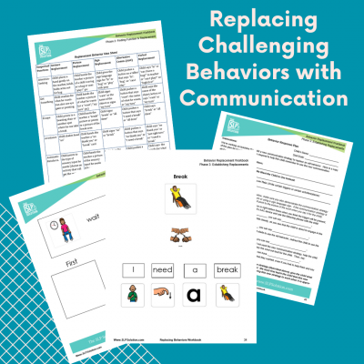challenging behaviors speech therapy kit