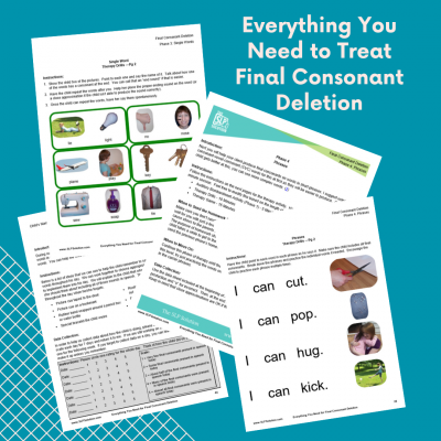 Everything you need to treat final consonant deletion