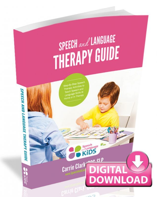 speech and language therapy guide pdf