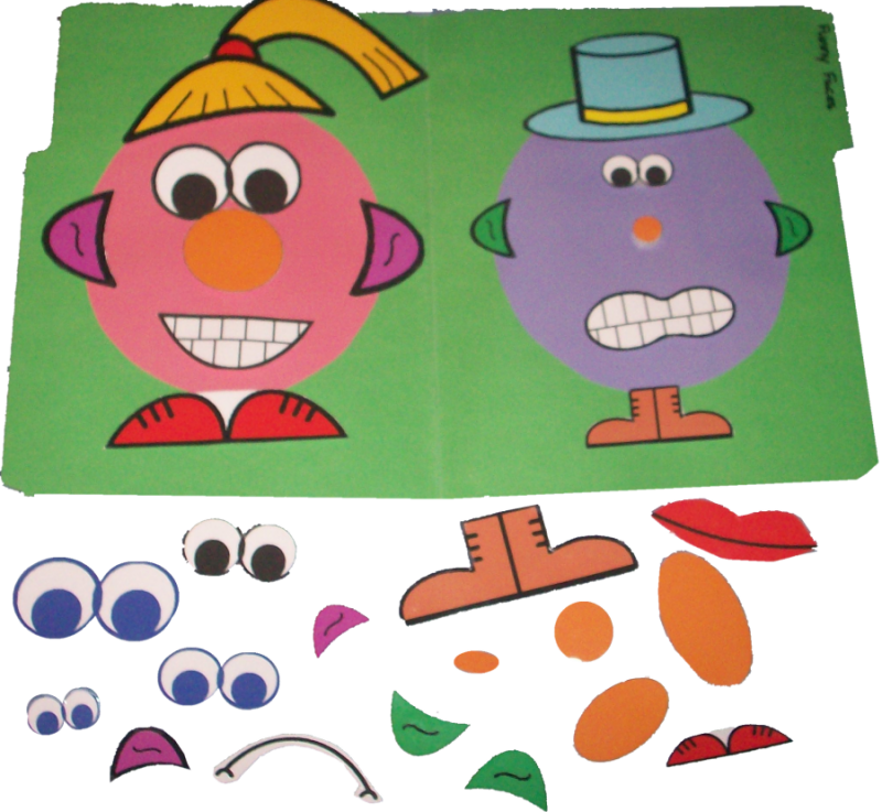 Printable Potato Head Speech Therapy Games