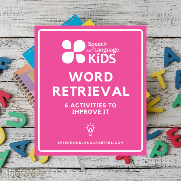 Activities for Word Retrieval