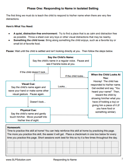 Responding to Name Therapy Toolkit