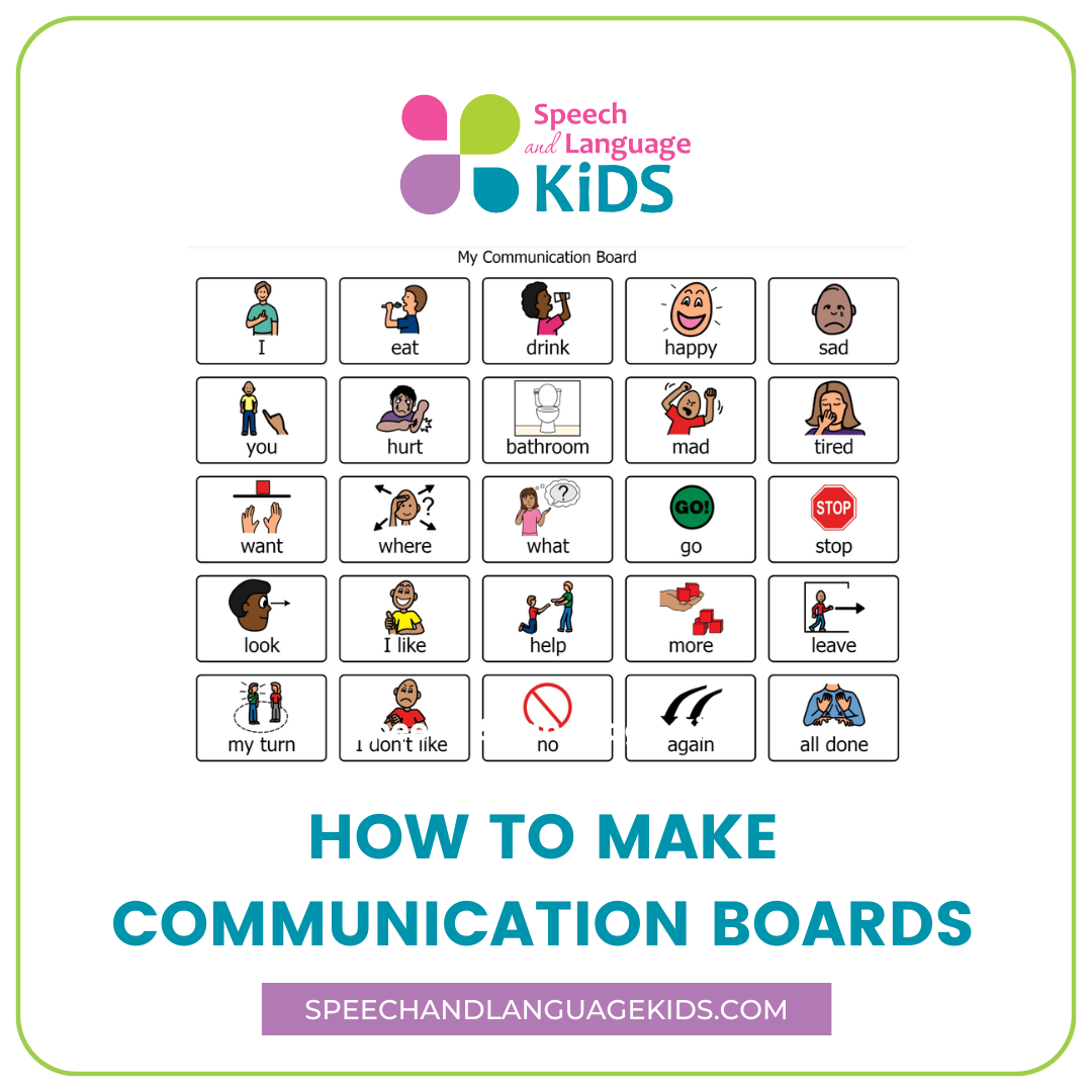how to make communication boards