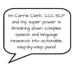 speech and language