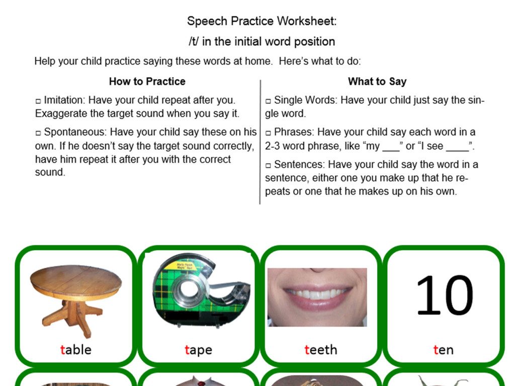 Speech and Language Therapy Guide PLUS AllInOne Articulation Program