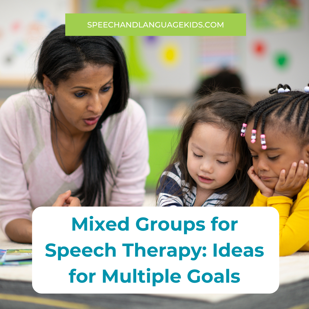 mixed groups for speech therapy