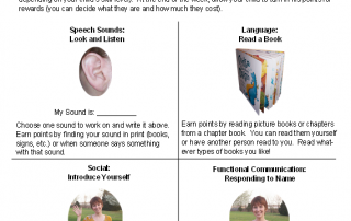 Home Speech and Language Activities