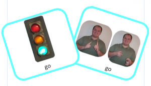 Sign Language Flashcards for Functional Communication