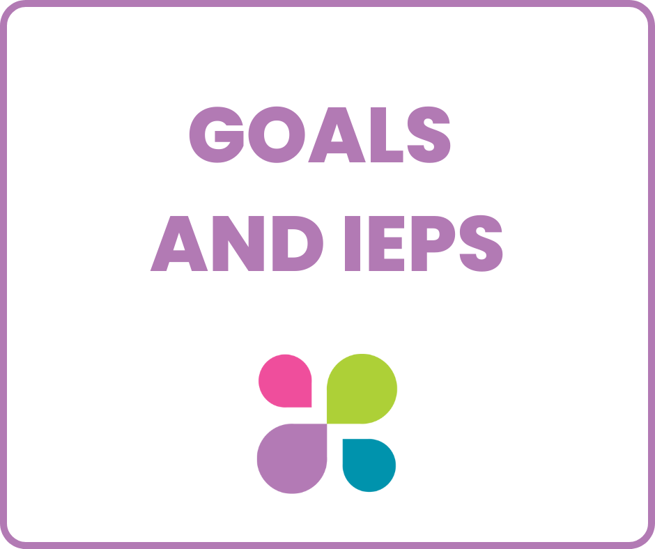 goals and IEP resources for SLPs