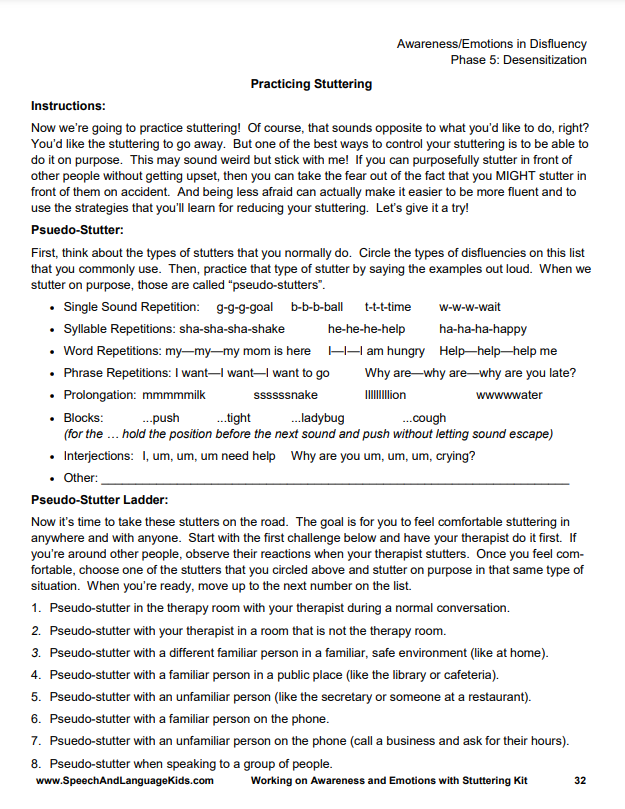 Dealing with Emotions with Stuttering