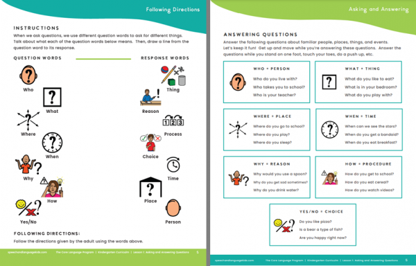 Core language program - language curriculum