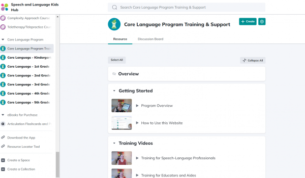 training videos on how to teach oral language skills to children