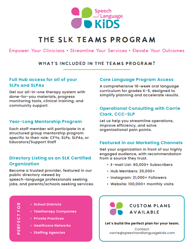 slk teams program