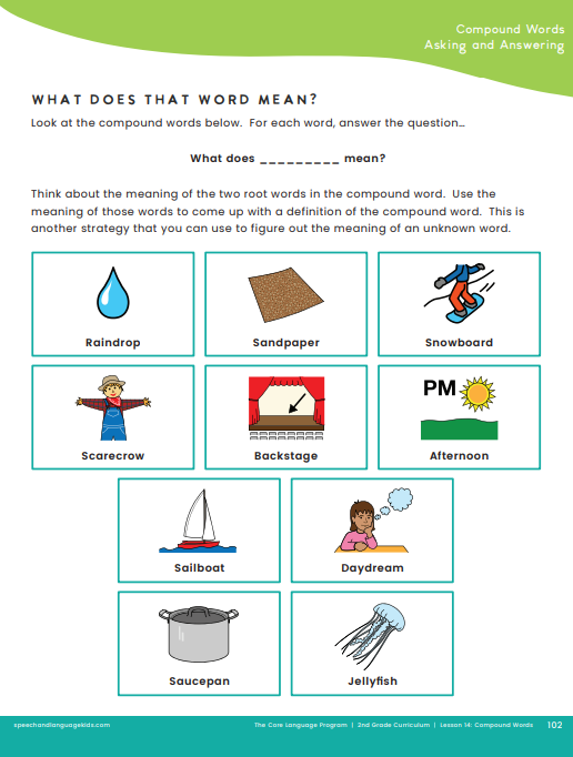 Language Curriculums for Speech Therapy
