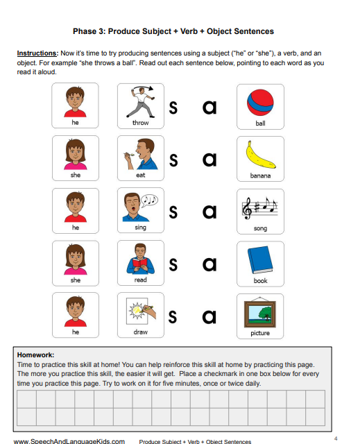 syntax/grammar curriculum to help children increase MLU and increase their sentence length in speech/language therapy