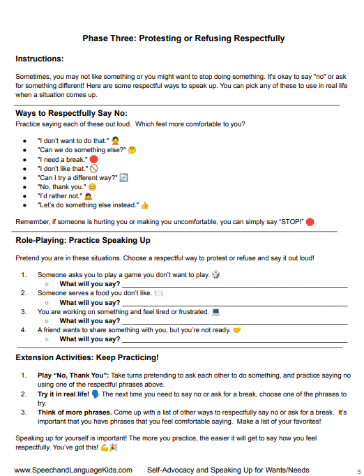 Screenshot 2025-10-24 080715 Emotional Regulation and Self-Advocacy Curriculum